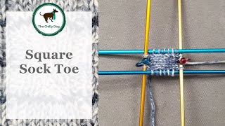 Square Sock Toe - YouTube