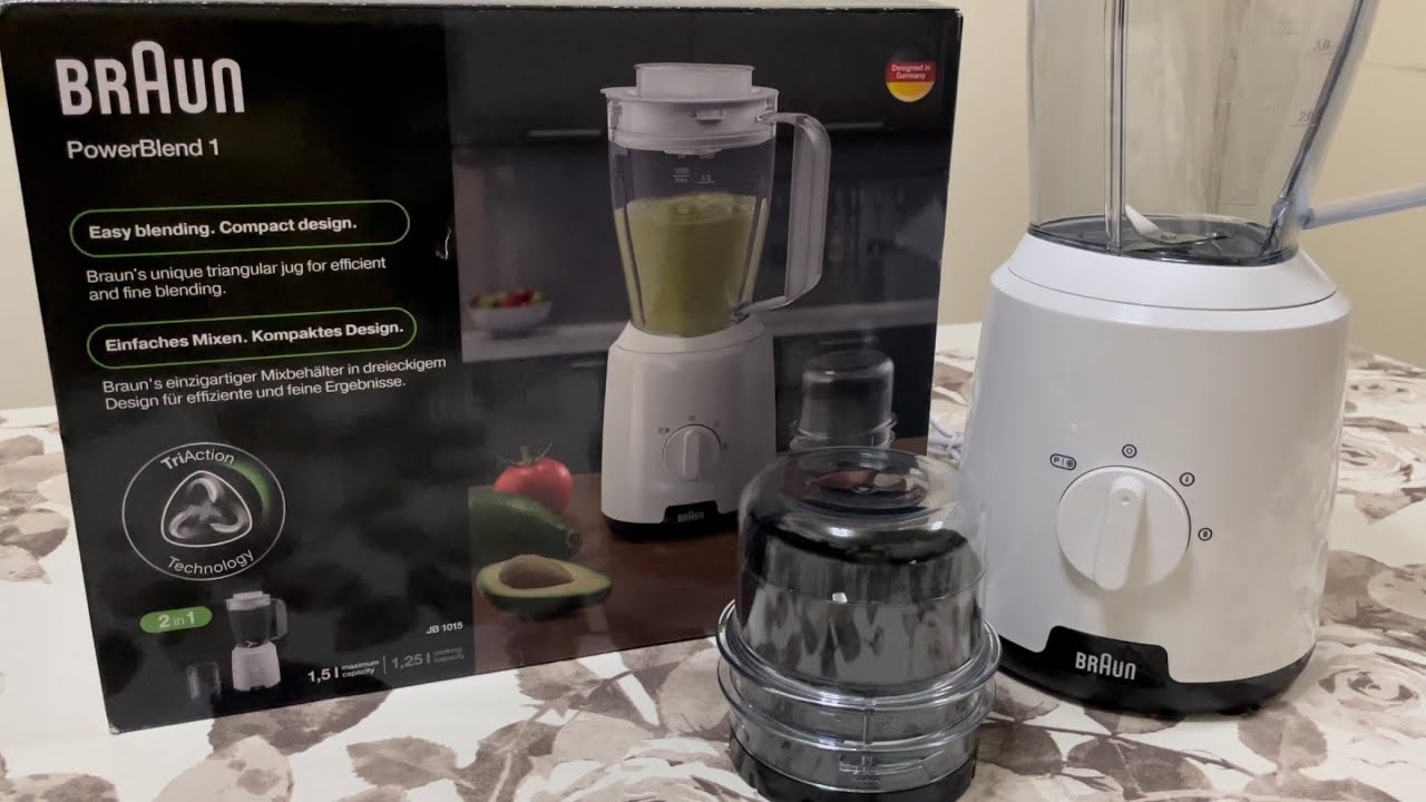 Braun Mixer Grinder Unboxing | Braun Power Blend 1 Jug Blender JB