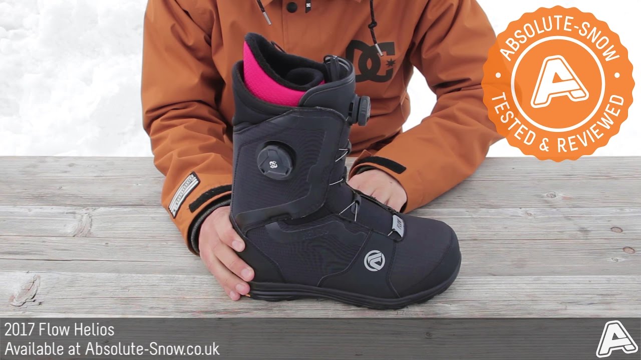 2016 / 2017 | Flow Helios Snowboard Boots | Video Review - YouTube