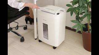 細密オフィスシュレッダー OF12M - YouTube