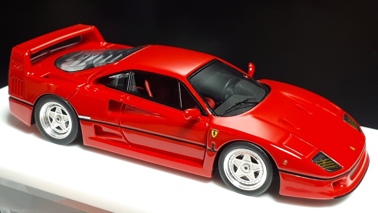 1/64 Ferrari F40 by MY64 resin model car review - YouTube
