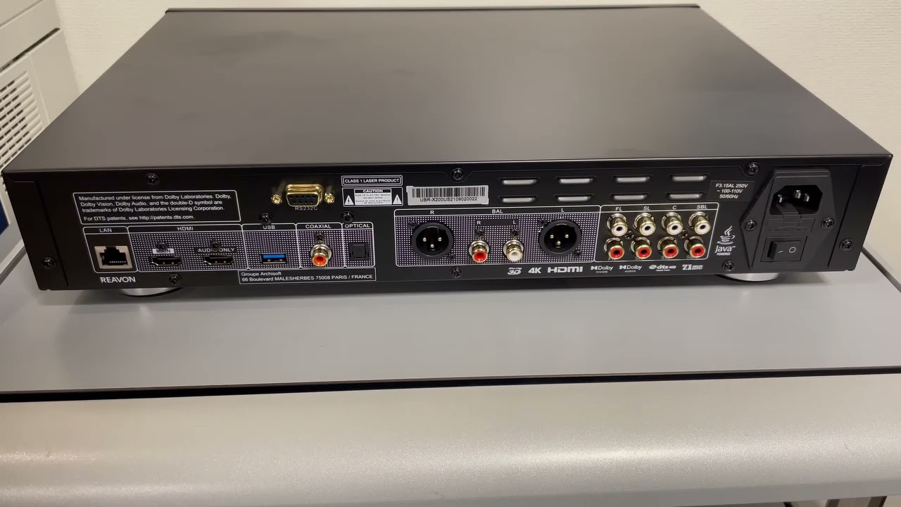 REAVON「UBR-X200」ブルーレイプレーヤー製品情報｜アバック – 株式