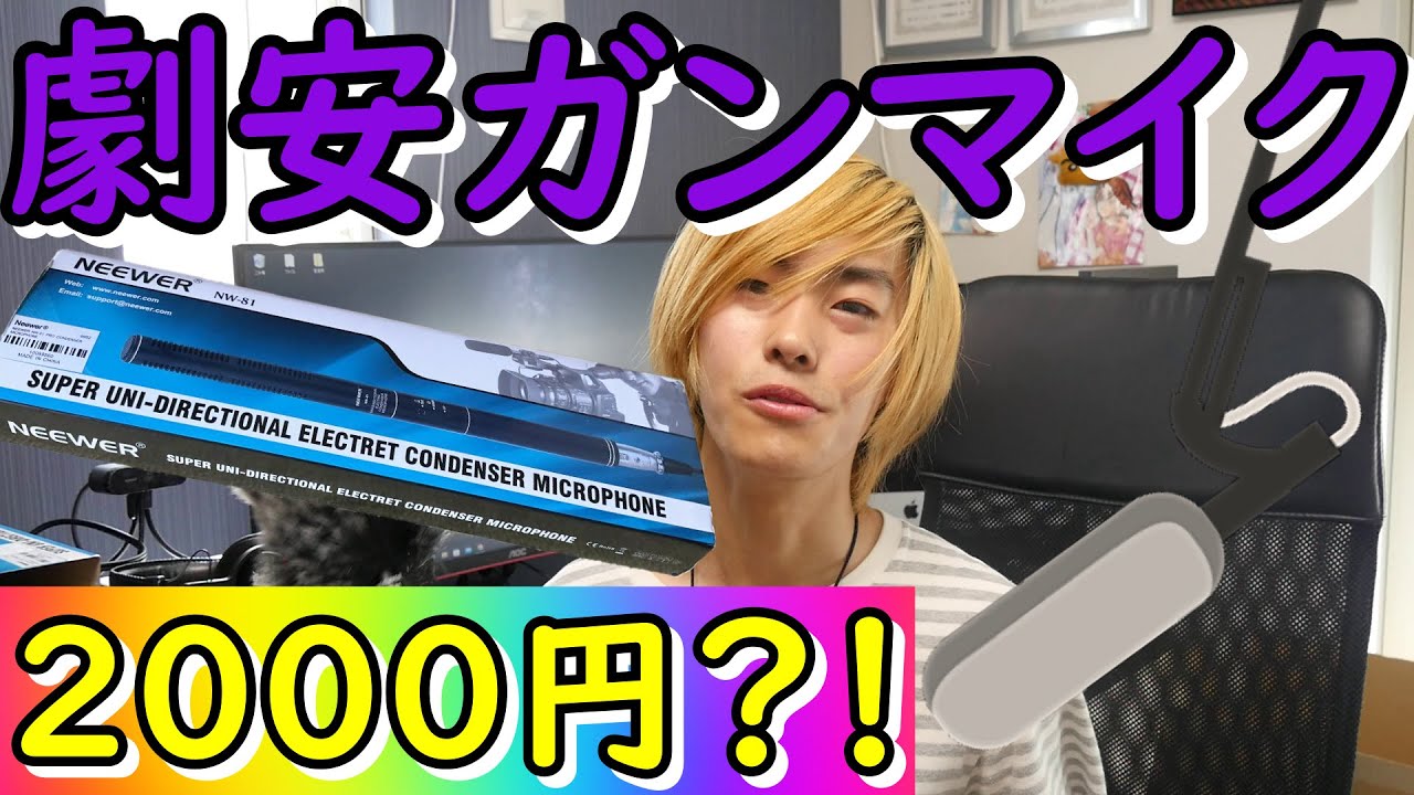 激安】2000円のガンマイクが凄すぎた！？「NEEWER NW-81」 - YouTube