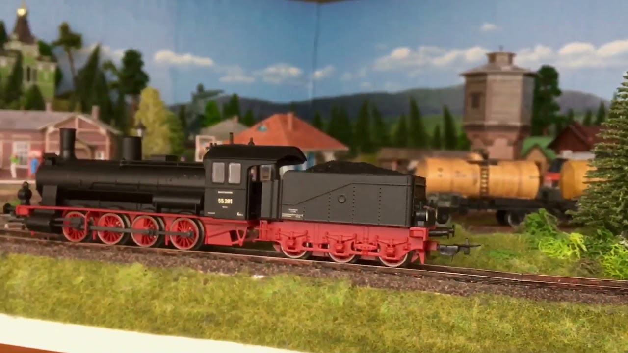 Unboxing Piko BR55, review and first run - Prussian 7.1 H0 steam