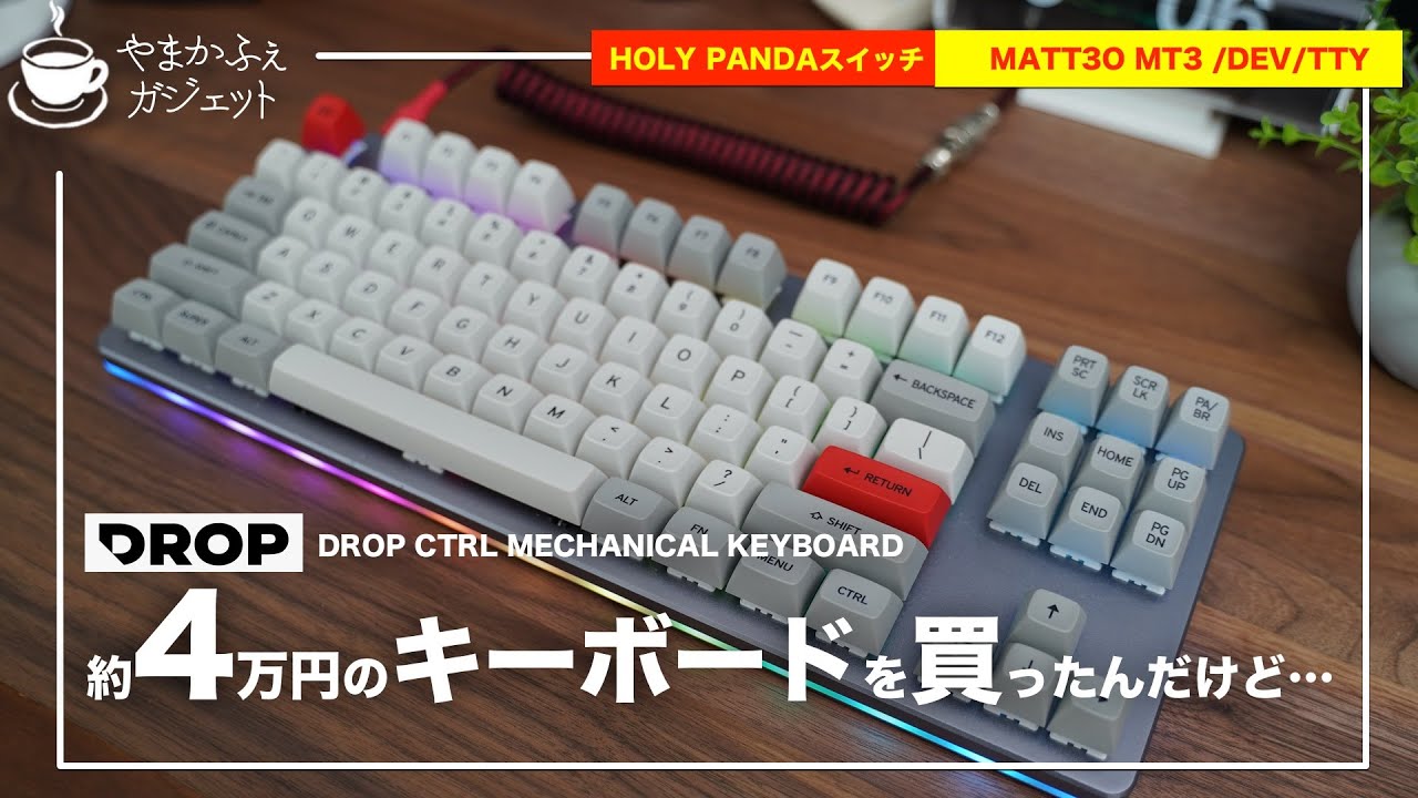 DROP CTRL】約4万円のキーボードを買ったんだけど…【メカニカル