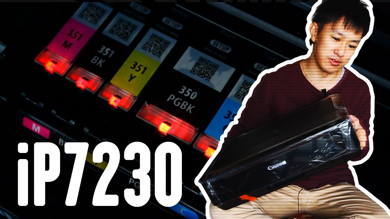 Canon iP7230｜師走のインクジェットプリンター試し刷り - YouTube