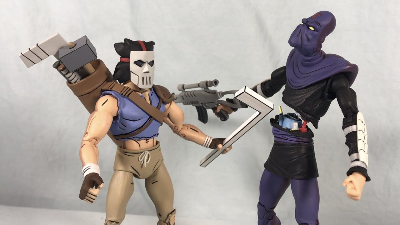 NECA Teenage Mutant Ninja Turtles Casey Jones Vs Foot Soldier