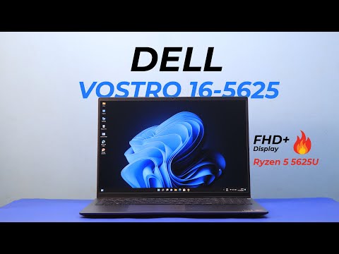 DELL Vostro 16 5625 - DELL Ryzen 5 5625U | 16 Inch - YouTube