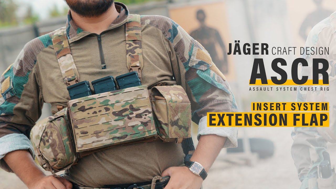 JÄGER CRAFT DESIGN ASCR & Insert System Extension Flap - Chest Rig