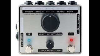 Xotic Effects Stereo X-Blender - Demo by Simon Gotthelf - YouTube