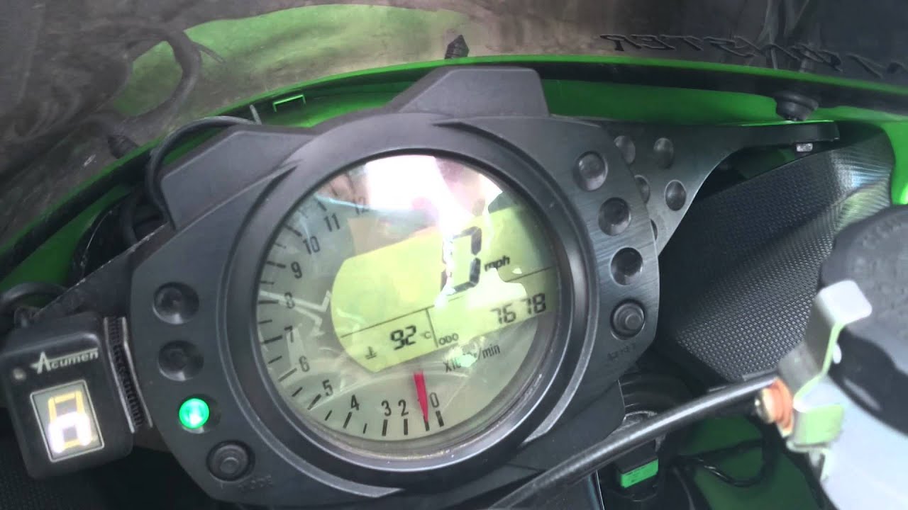 How to find fault codes on a zx10r 2006 2007 - YouTube