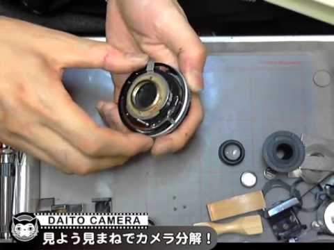 OLYMPUS 35SP disassembled and lens reused - YouTube