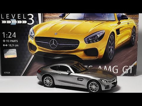 1/24 REVELL MERCEDES AMG GT FULL BUILD VIDEO #carmodeling