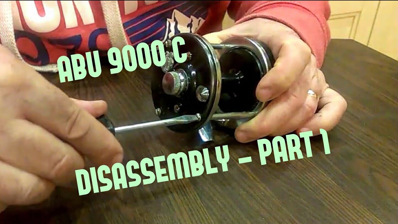 ABU Ambassadeur 9000C Multiplier Disassembly Part 1 - YouTube