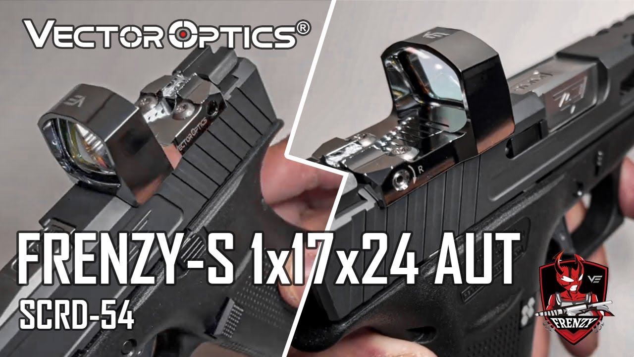Vector Optics Frenzy-S 1x17x24 Chrome Pistol Red Dot Sight - YouTube