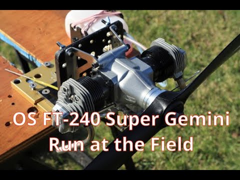 OS FT-240 Super Gemini Run at the Field - YouTube