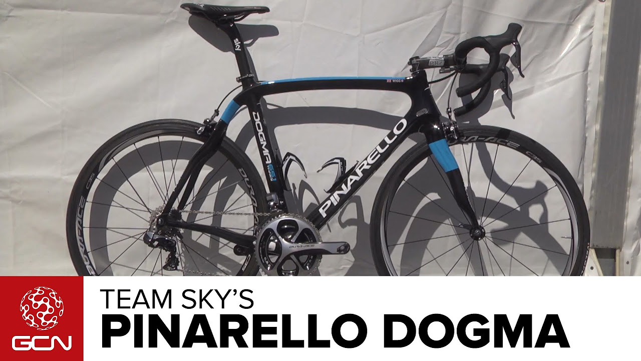 Bradley Wiggins' Team Sky Pinarello Dogma 65.1 - Pro Bike - YouTube