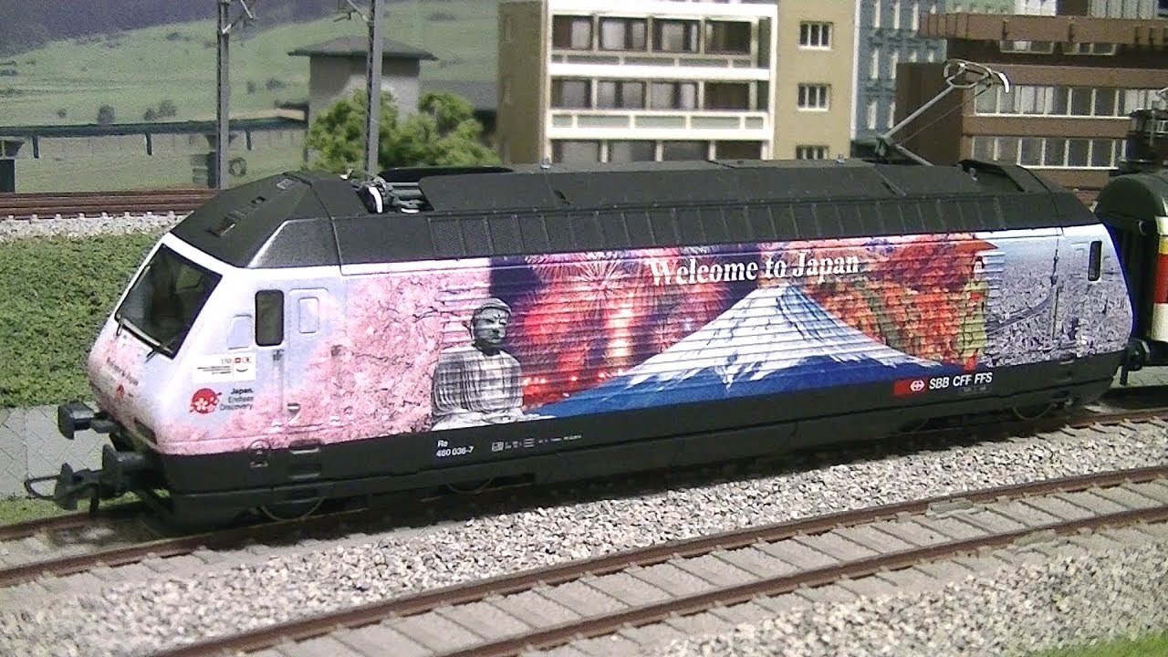 Welcome to JAPAN! Re460 SBB CFF FFS HO Digital Sound - YouTube