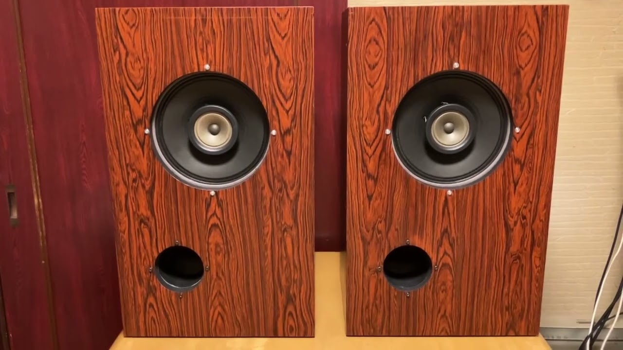 オーディオ試聴動画 Diatone P-610B 初期型8Ω Sansui格子柄小型箱