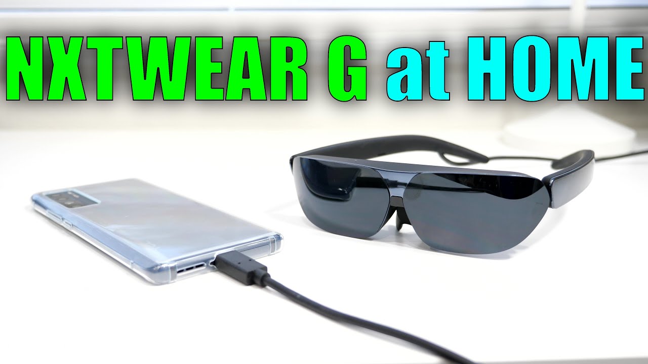 TCL NXTWEAR G Follow Up: Using a Wearable Display at Home! - YouTube