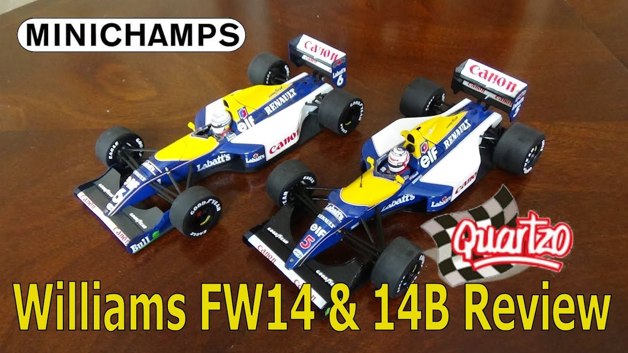 Minichamps v Quartzo Review Williams FW14 1/18 (91,92 Season