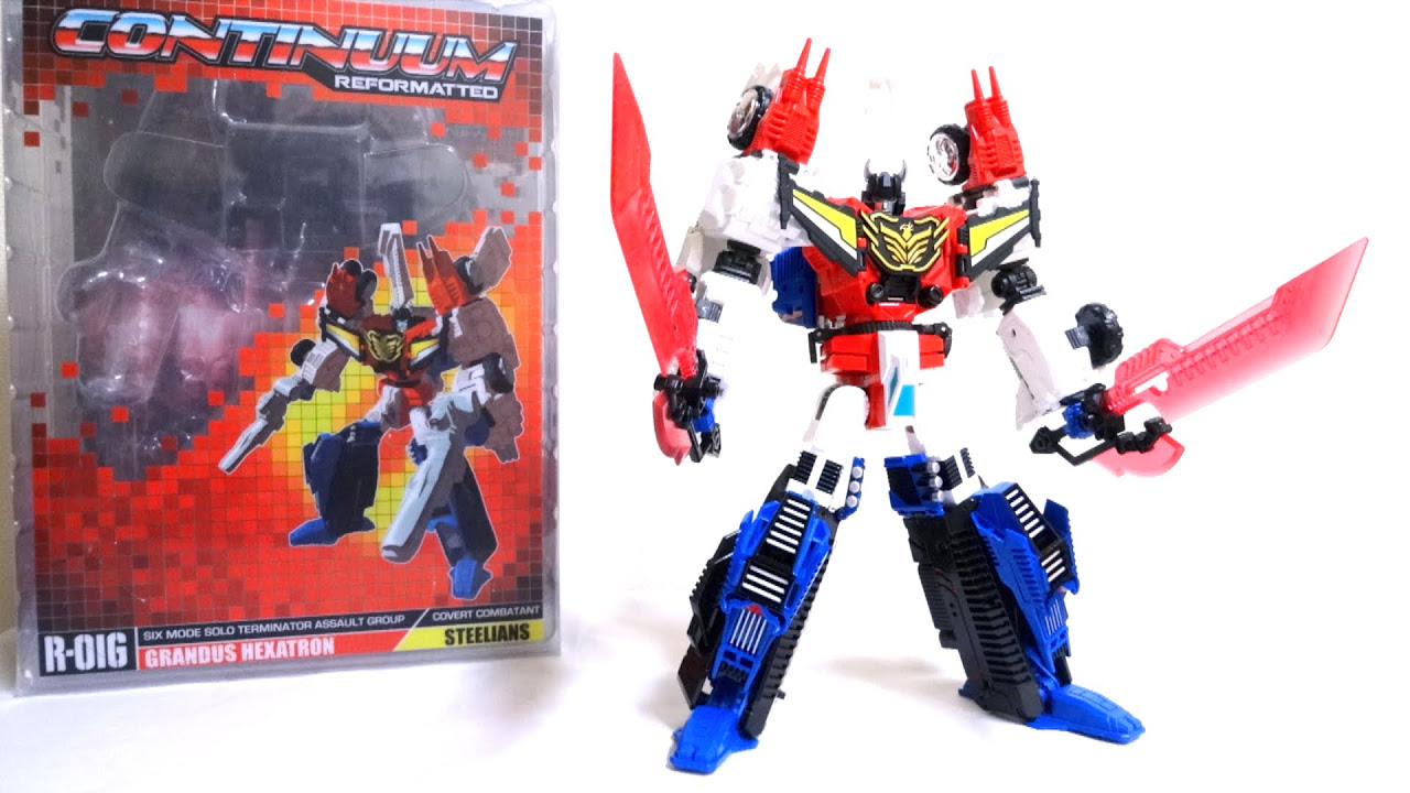 驚異の6段変形ロボ!!】MMC グランダス ヘキサトロン 隠密戦士 グレート