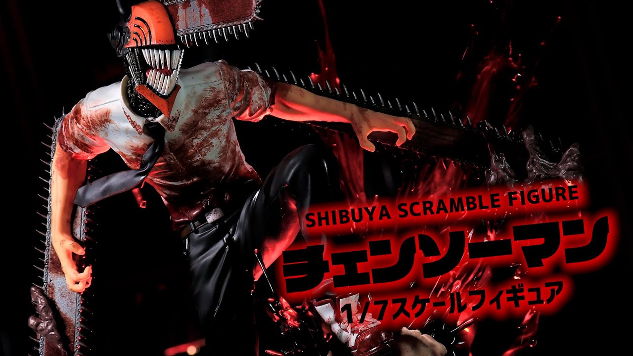 Unboxing Review] Shibuya Scramble Chainsaw Man 1/7 Scale Figure