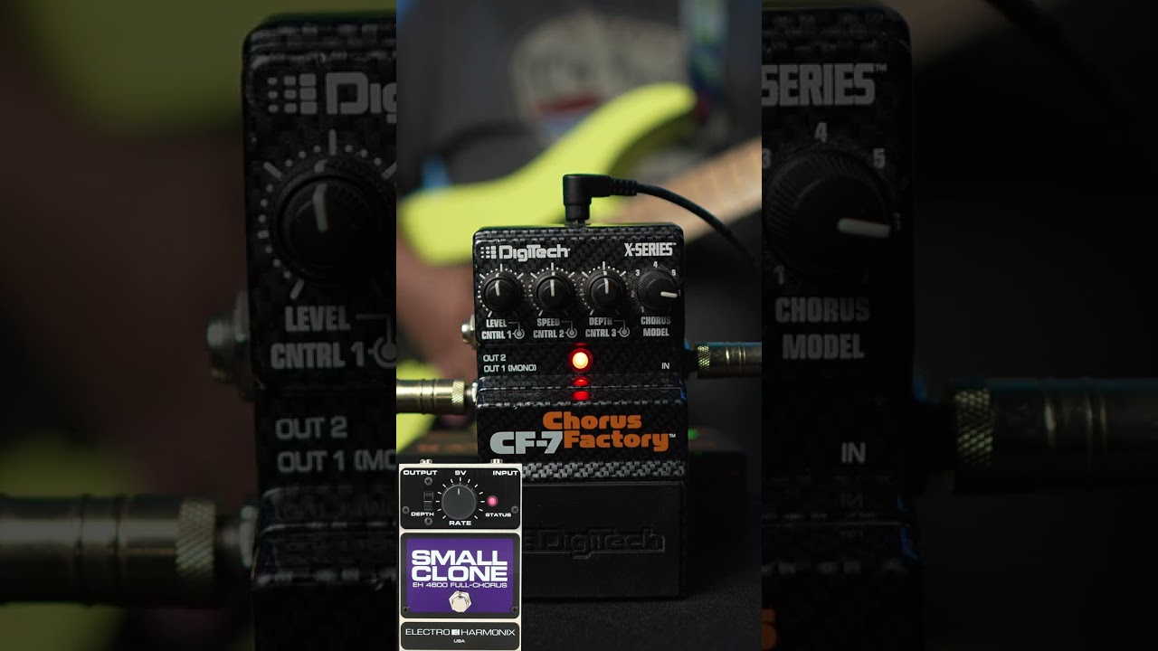 Digitech Chorus Factory CF-7 - EHX Small Clone ‪@DigiTechFX‬ ‪@EHX