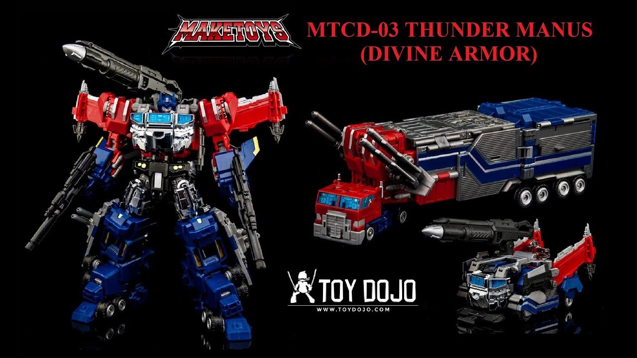 MakeToys MTCD-03 Thunder Manus Divine Armor - YouTube