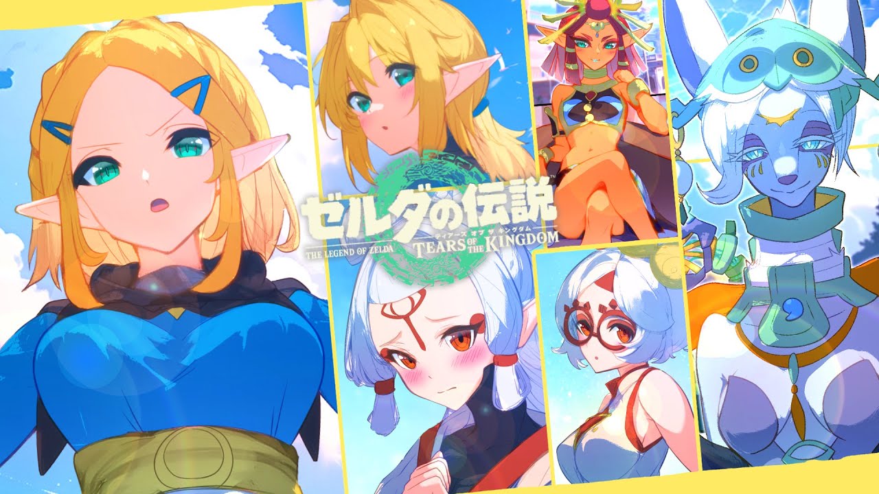 ゼルダの伝説 ティアキン 2次創作 書き下ろし 色紙 ゼルダの伝説