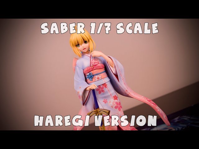 Saber 1/7 Haregi Version Figure Unboxing - YouTube