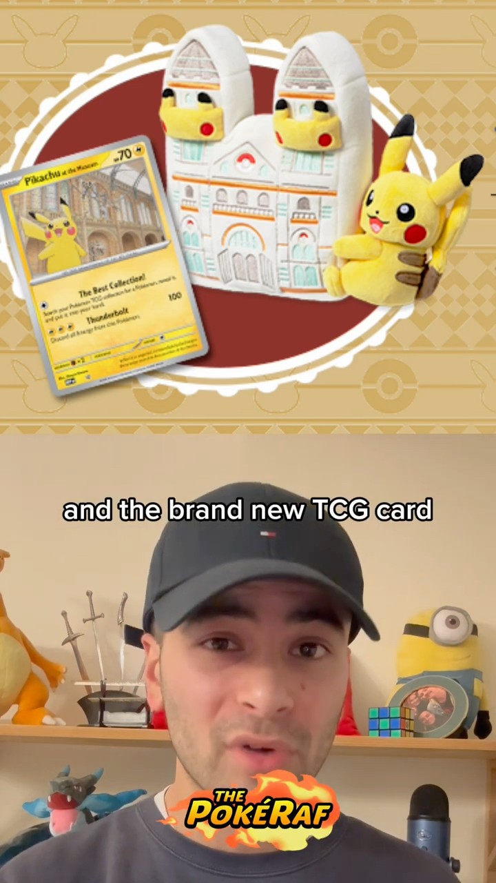 The NEW RARE Pikachu Museum TCG card just went VIRAL