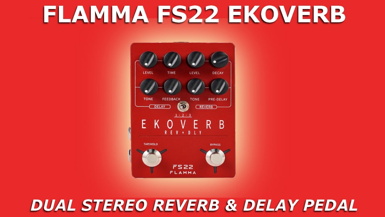 FLAMMA FS22 Ekoverb Reverb & Delay Pedal / Unboxing & Demo - YouTube