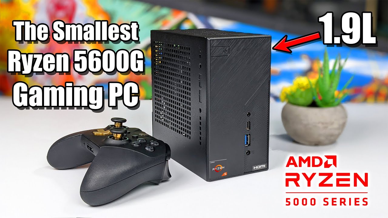 The Smallest Ryzen 5600G Gaming PC! It's Incredible! - YouTube