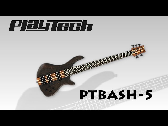 PLAYTECH / エレキベース PTBASH 5 - YouTube