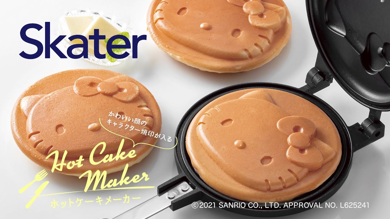 キャラクターの焼き印がかわいい♥「アルミ製ホットケーキメーカー