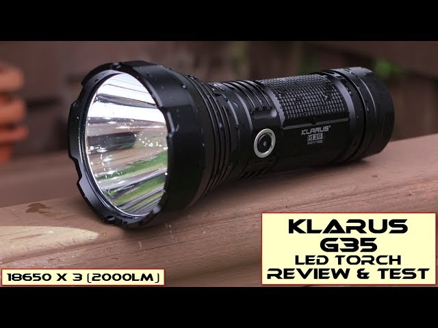 Klarus G35 LED Torch (XHP35 HI D4): Review & Test - YouTube