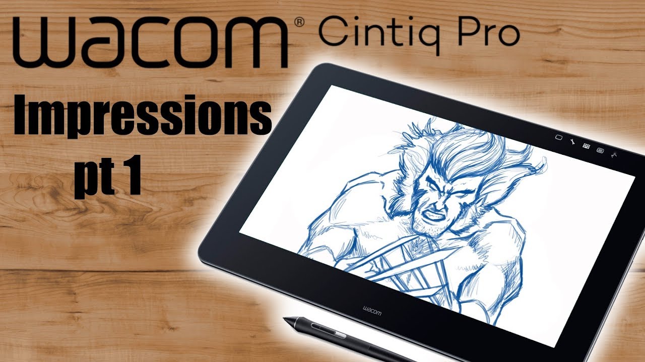 Wacom Cintiq Pro 16 Unboxing + First Impressions Pt 1 - YouTube