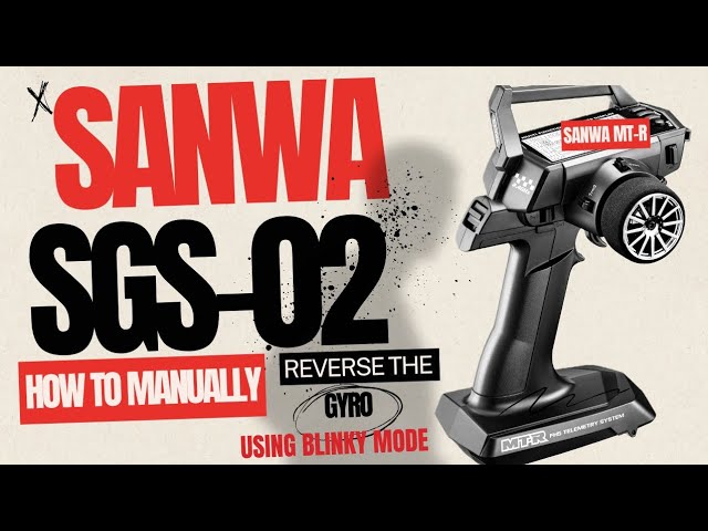 How to MANUALLY Reverse a Sanwa SGS-02 GYRO - YouTube