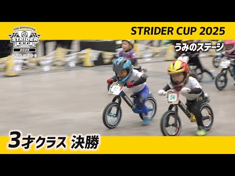 ストライダーカップ2025 うみのステージ 3才クラス決勝レース【STRIDER