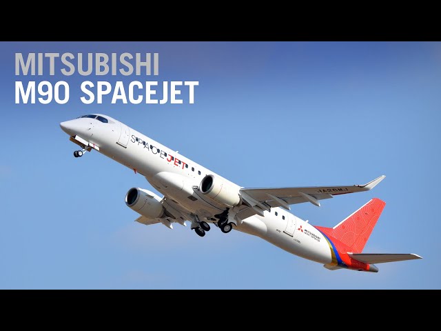 First Mitsubishi SpaceJet M90 in Final Configuration Takes Flight