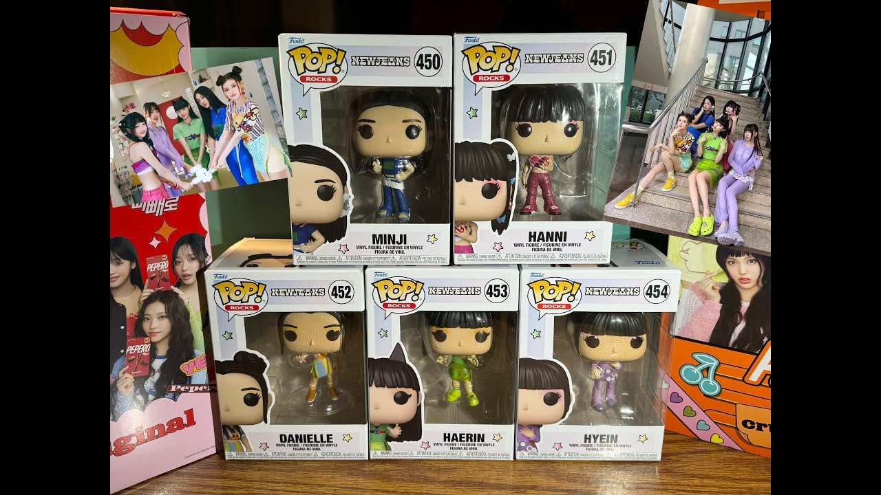 NEWJEANS Funko Pop! Rocks njz FIGURE SET! Minji Hanni Danielle