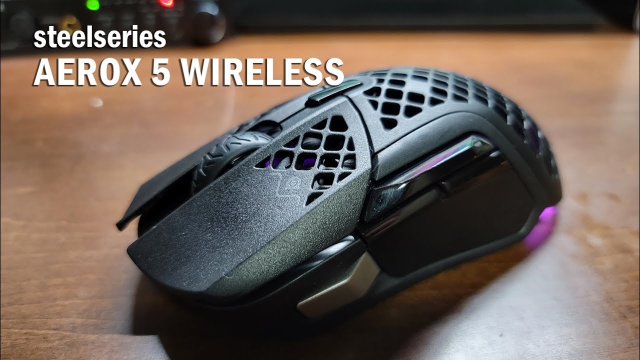 軽すぎる！steelseries「AEROX 5 Wireless」をレビュー(ゲーミング
