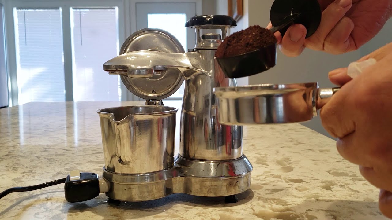 Vesuviana espresso machine (Let's make a cup of espresso) - YouTube