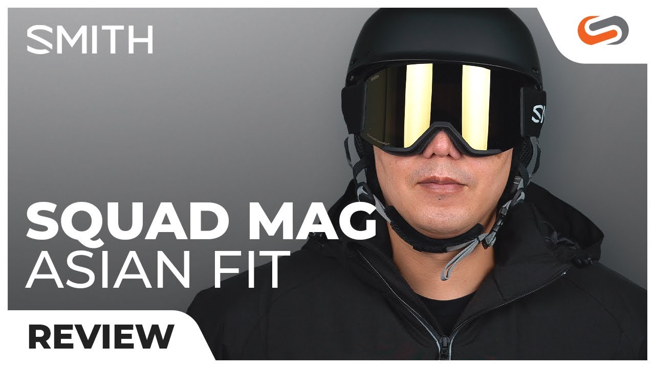 SMITH Squad MAG Asian Fit Snow Goggle Review | SportRx - YouTube
