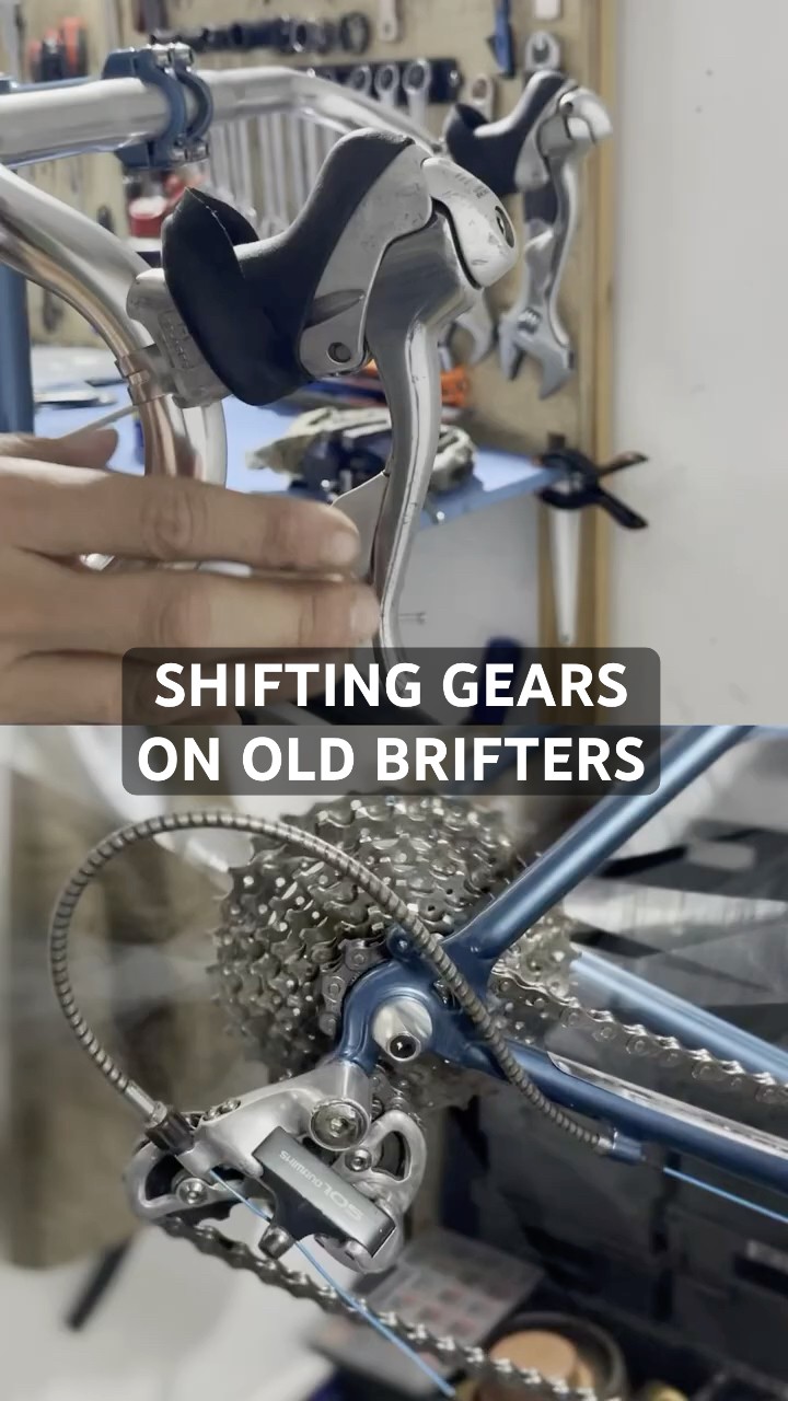 Shimano RX100 8 Speed Brifters - YouTube