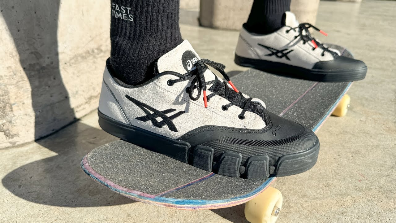 Skating the New ASICS Gel Flexkee Pro 2.0's - YouTube