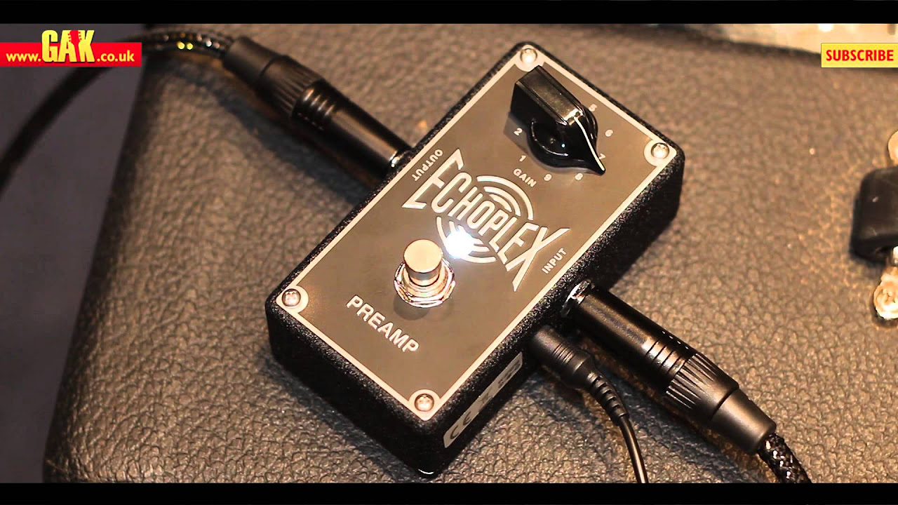 Jim Dunlop - Echoplex Preamp Demo at GAK - YouTube