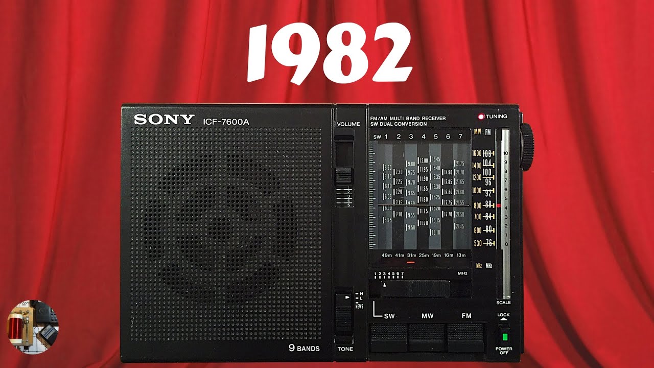 Sony ICF-7600A AM FM Shortwave Classic Radio Review - YouTube