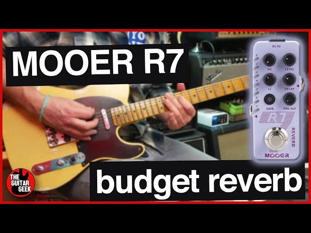 Mooer R7 BUDGET REVERB REVIEW + My Top 7 Tones - YouTube